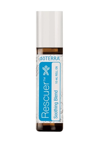 Rescuer™ Oil  Soothing Blend - Can be used aromaticallyCan be used topicallyCan be used with no dilution (neat)Description After a busy day of activity, apply Rescuer Soothing Blend for a relaxing sensation and to reduce feelings of tension for growing, tired legs. Copaiba, Lavender, Spearmint, and Zanthoxylum are expertly combined with Fractionated Coconut Oil to soothe and promote resilience while being gentle enough for sensitive skin. Roll Rescuer onto your legs, hands, or shoulders after exercising or a long day of physical activity to provide feelings of comfort and relief. Zanthoxylum, an essential oil unique to this doTERRA blend, is known for its calming and soothing benefits. Rescuer has a fresh, yet calming aroma that provides soothing support while comforting the emotions. UsesRoll onto tired legs before bedtime or after strenuous activity. Apply to temples and back of neck to reduce feelings of tension. Massage into shoulders, neck, and back for a comforting and soothing experience.Directions For UseAromatic Use: Roll on to diffusing jewelry, natural dolomite, or lava diffusing rocks.
Topical Use: Apply to desired area. Intended for use with adult supervision.CautionsKeep out of reach of children under 3. Possible skin sensitivity. If under a doctor's care, consult your physician. Keep out of eyes, inner ears, mouth, and sensitive areas.Primary BenefitsProvides a comforting and soothing sensation to the skin Creates a cooling experienceIngredientsFractionated Coconut Oil, Copaiba, Lavender, Spearmint, ZanthoxylumAromatic DescriptionWoody, minty, floral