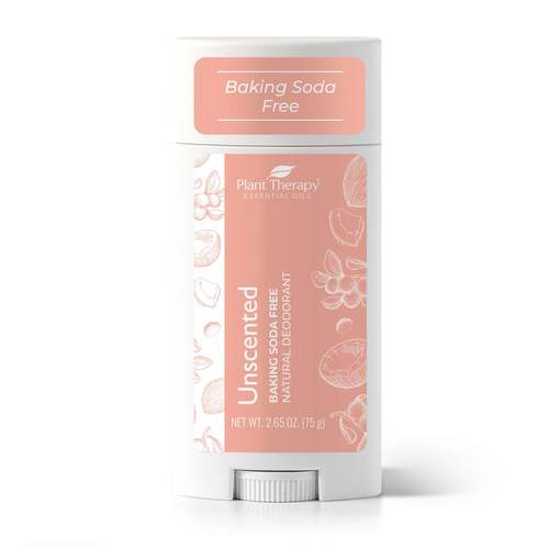 Unscented Deodorant - Glides on easy for smooth application Free of aluminum, baking soda, and synthetic fragrances Unscented protection for sensitive skin