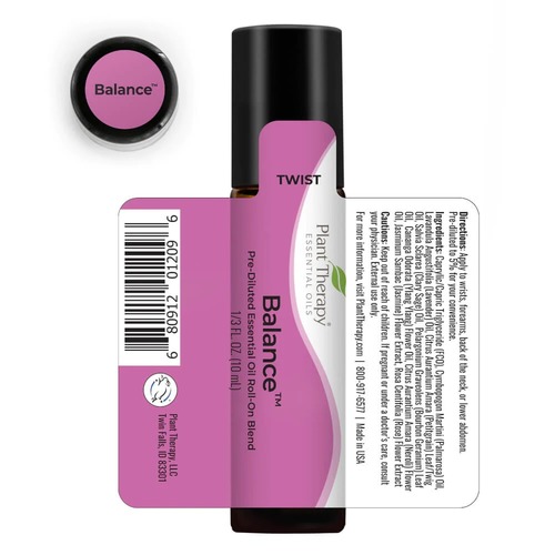 Balance Essential Oil Blend Pre-Diluted Roll-On