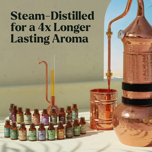 Laguna Moon Organic Essential Oils Set - Top 20 (10 ml for each)