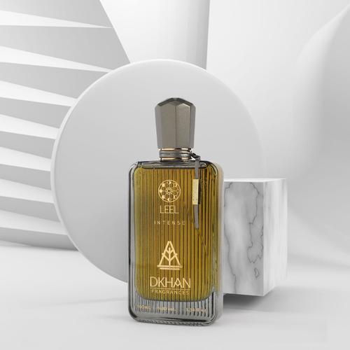 Dkhan Fragrances - LEEL INTENSE PERFUME - LEEL PERFUME Top Note :  YLANG YLANG 
Mid Note : GARDENIA  
Base Note : PATCHOULI  
Size : 100 ml  
unisex