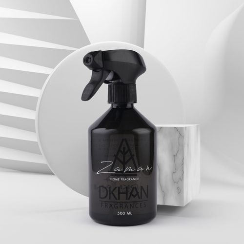 Dkhan Fragrances - ZAMAN RSHOSH - TOP NOTE : WOODY CITRUS MID NOTE : MANDARINE BASE NOTE : JASMINE , AMBER SIZE : 500 ML HOME FRAGRANCE