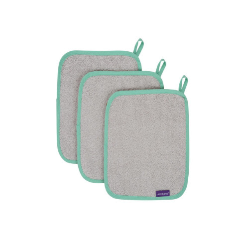 Clevamama - Bamboo Baby Washcloth - Soft Grey