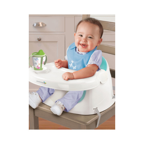 Summer Infant - Support Me Seat - White - SupportMe Seat is a multi-use seat designed with your child's comfort in mind. A stand alone seat positioner with an infant support and soft foam helps infants learning to sit up. The support and soft foam can later be removed as your child grows, as the positioner transitions to a feeding seat and booster. Product Dimensions: 26.92 x 40.38 x 43.18 cm Weight: 2.47KG Recommended Age: Suitable for 4 months & above