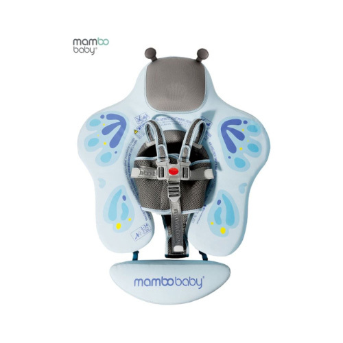 Mambo Baby Chest Float with Canopy & Tail - Butterfly ( 3 months - 2 yrs) - Blue