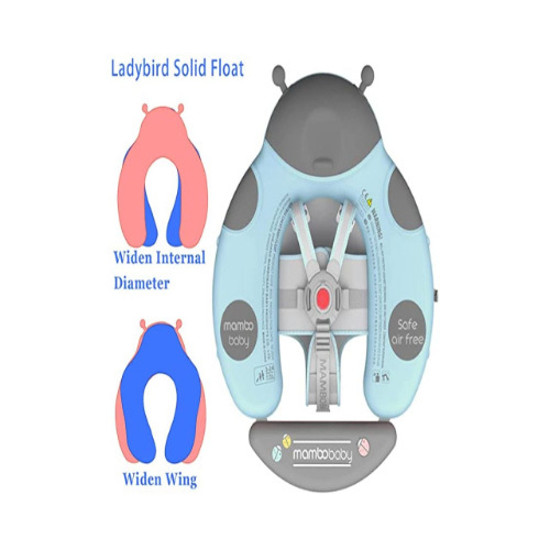 Mambo Baby Chest Float Canopy & tail ( water Proof ) - Beetle ( 3 months - 2 yrs) - Blue