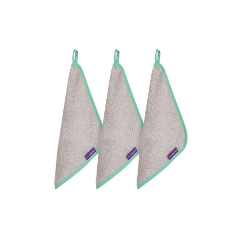 Clevamama - Bamboo Baby Washcloth - Soft Grey