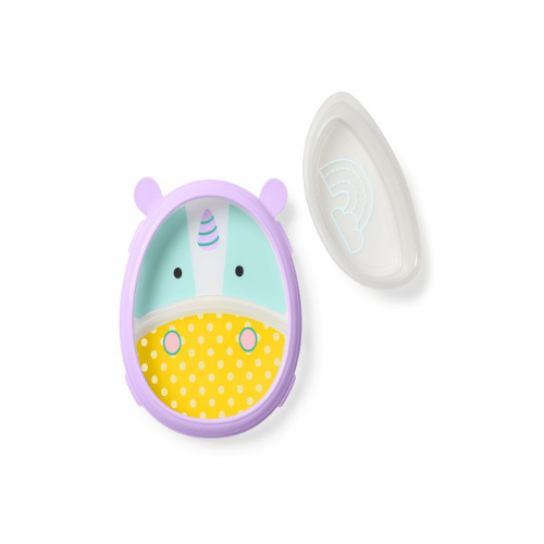 Skip Hop - Zoo Smart Serve Plate & Bowl Set - Unicorn