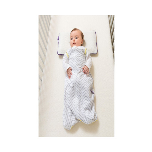 Clevamama - 3 in 1 Nite Nite Romper - Soft Grey ( 0-9 months)