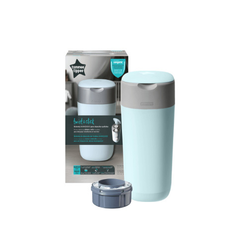 Tommee Tippee Twist & Click, Advanced Nappy Disposal Bin Sangenic Tec - Green