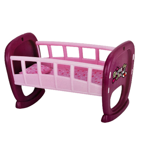 qw1808/Doll Bed - Baby's bed for doll up to 43cm Bed size : 42.5 x 30 x 24.5cm Age : +3 years