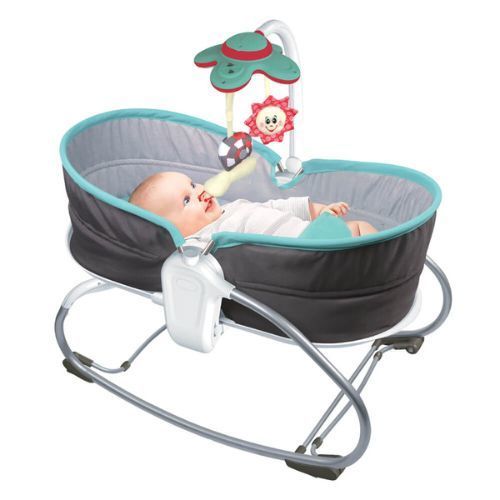 68148/Baby cradle BLUE - Baby cardle 3 in 1 rocker napper for kids age 0+