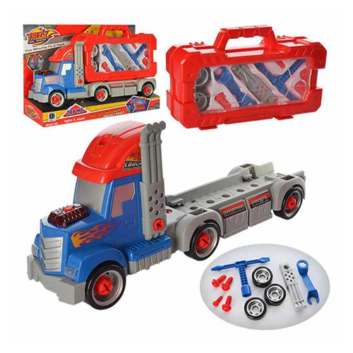 Happy Kids  - 661-189/Container truck - Container truck with light and music Years +3