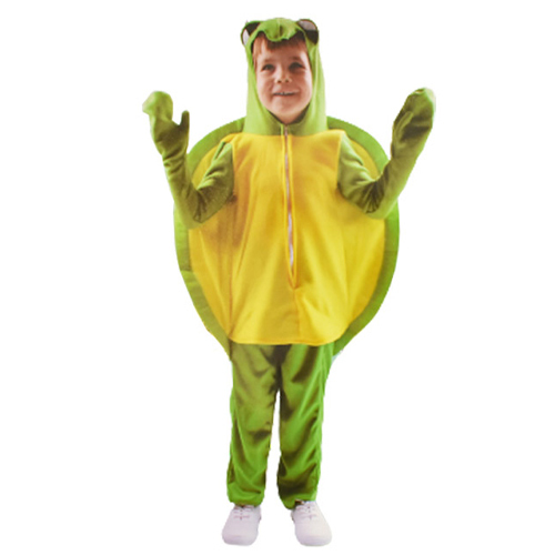 COS182/Tortoise Costume - Tortoise Costume Includes tunic with cap and pants S - 3\4 yrs M- 5\7 yrs L- 8\10 yrs XL- 11\14 yrs