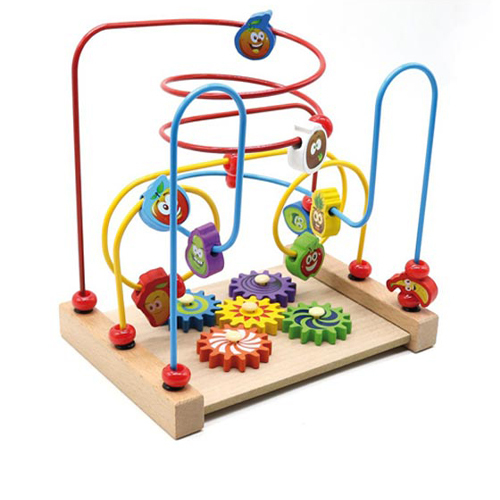 Fruit bead toy/MUT-0102 - Fruit bead toy Wire fruit winding bead toy  on top  For ages +3 years