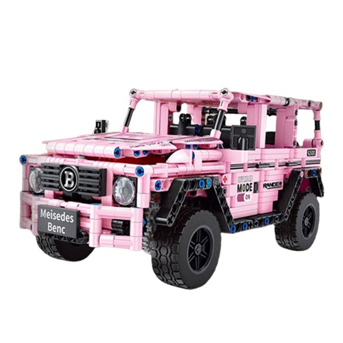 Happy Kids  - T2003/Building Block Car - Mercedes-Benz Big G Pull Back Building Block Car 939+  pcs Manual instruction book Age : +3 years