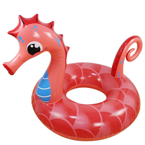 QS06/SEA HORSE FLOAT - Sea horse rash made of 116 cm phthalate-free pvc material vacuum