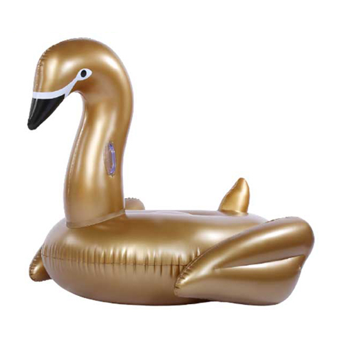 HZM08/BEIGE SWAN FLOAT - Children And Adult usage Air mattress 190x180x130 CM age 8+