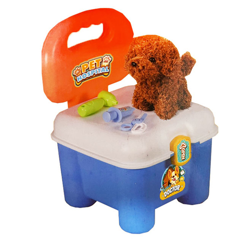 Pet Hospital Stool/a18-4 - 2 in 1 - Stool - Pet Hospital It holds all kind of accessories with puppy 16 pcs +3 years