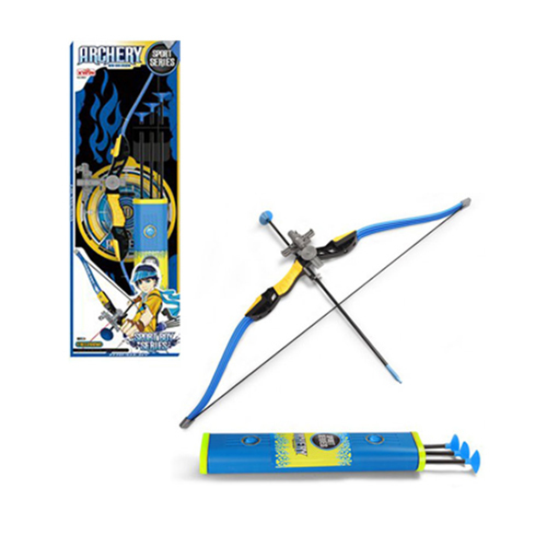 9804/Archery Set - Bow and arrow 3 suction cup darts Age : +3 years