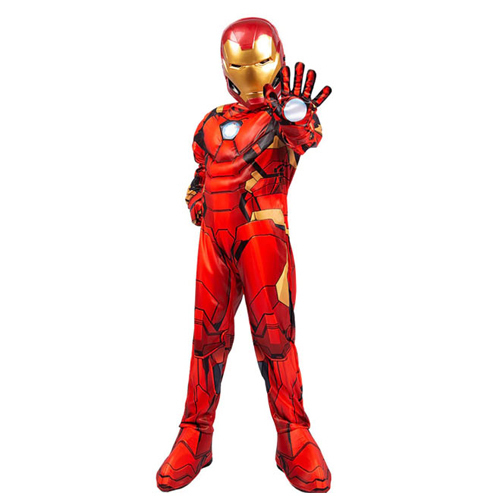 COS61/Ironman costume - Ironman costume includes Jumpsuit with boot covers, Mask and Gloves