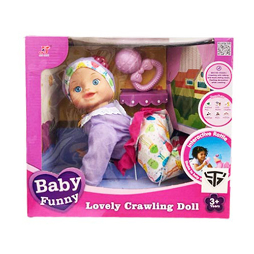 Baby doll set-8121-1 - Crawling baby set years +3