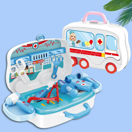 Happy Doctor / 678-102A - Sliding suitcase With medical accessories Age: +3 years