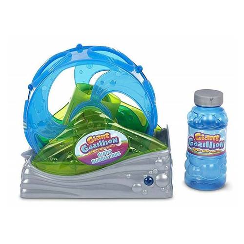 36163/GIANT GAZILLION BUBBLES - Creates GIANT Bubbles! The Giant Bubble Mill includes an 8 oz bottle of non-toxic Giant Gazillion Bubble Solution Age : +3 years