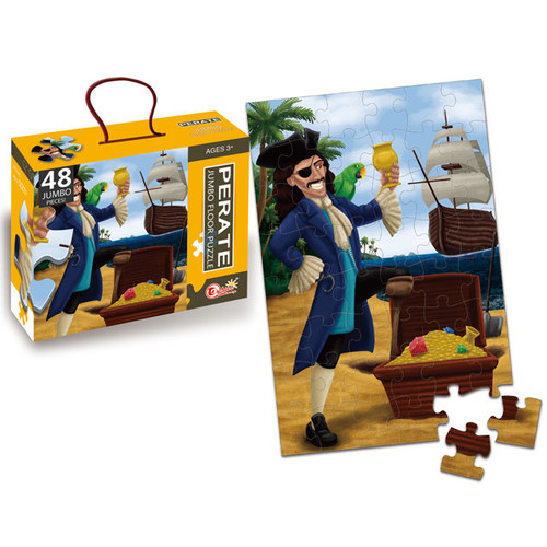 88101/Pirate Puzzle - Size : 90 x 60cm 48 pcs Age : +3 years