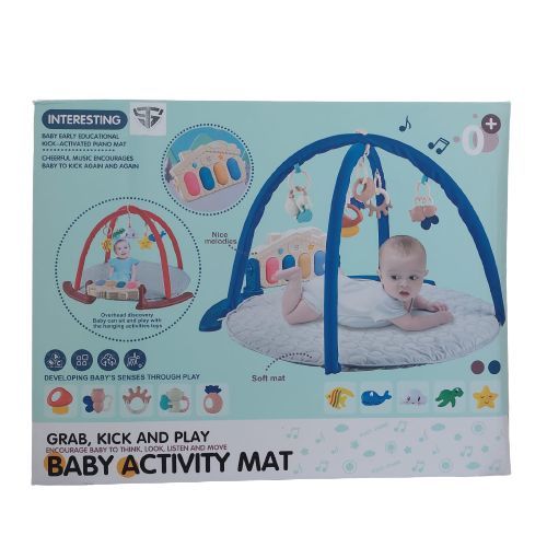 668-09/Baby Mat - Grab, kick and play Encourage baby to think, look , listen and move For 0+