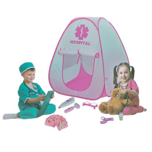 1888-4/Doctor Tent - Medical tent  
 childhood fun 
 Truly fun easy to use 
 For 3+ ages.