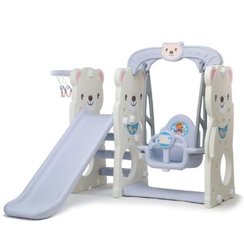 BABY SWING AND SLIDE/CHD-162W - BEAR SLIDE WITH SWING  FOR 3+ AGES SIZE: 160X 163126