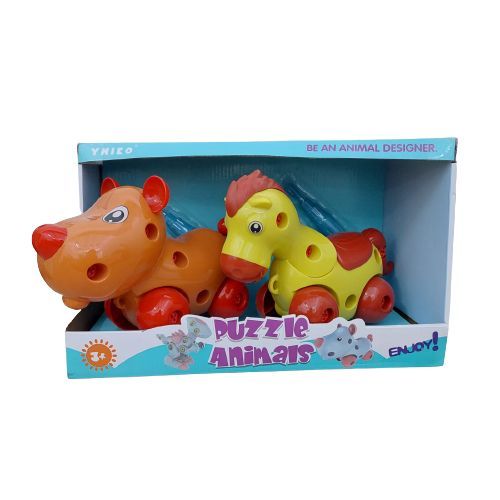 580-2AB/Animal set - Animal set Includes screwdriver Best gift for your kids For children above +3 years