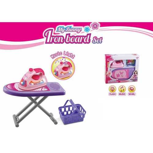 6784A/IRON BOARD - MY FUNNY IRON BOARD SET 
 MUSIC AND LIGHT. 
 
  WITH SHINING WITH BEAUTIFUL MUSIC IRONING BOARD ASSEMBLY