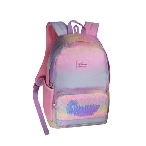 School Bag - Pause Glitter School BagSize : 17 inchBest bag for school