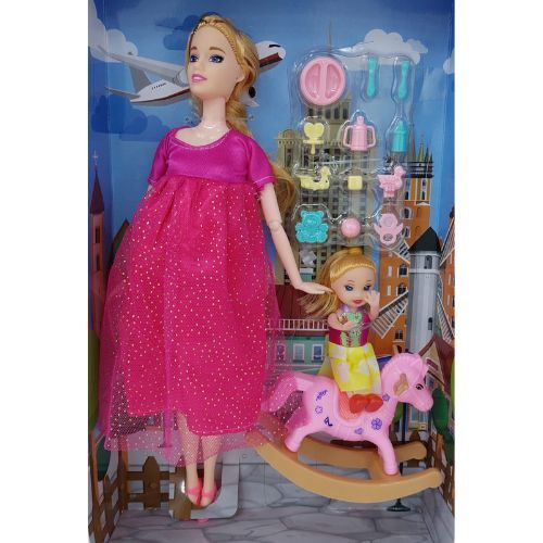 289-2C/PREGNANT DOLL - THE BEST PLAYMATE FOR CHILDREN DOLL WITH BEAUTIFUL MAKE-UP FOR 3+ AGES