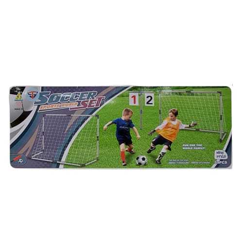 VS0106/SOCCER SET - FUN FOR THE WHOE FAMILY! THE SIZE OF THE GOAL:  8885C:110X42X80           8885D:97X34X64 FOR 3+ AGES