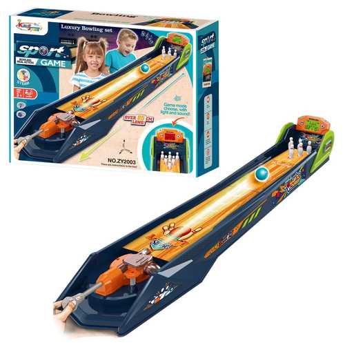 BOWLING SET-ZY2003 - GAME MODE CHOOSE, WITH LIGHT AND SOUND! FOR 3+ AGES