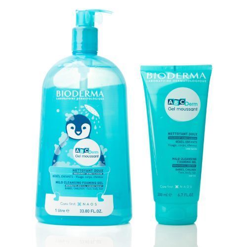 BIODERMA MOUSSANT GEL-28477 - BIODERMA ABC MOUSSANT GEL 1LTR+200ML GEL FREE