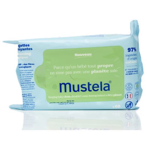 BABY WIPES-29074 - MUSTELA BABY WIPES 60PCS.