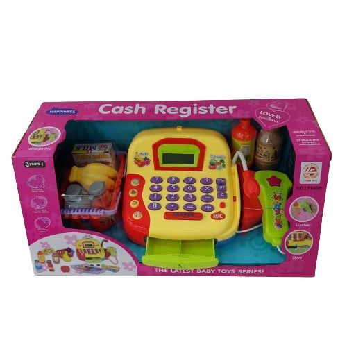 Happy Kids  - CASH REGISTER-LF996B/VS1489 - INSTRUCTIVE AND INTERESTING STIMULATING CHILDREN'S IMAGINATION FOR 3+ AGES