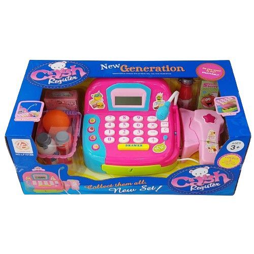 CASH REGISTER-LF1018B - CASHIER PLAY SET FOR 3+ AGES