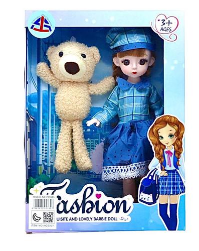 FASHION DOLL-VS0589 - FASHION EXQUISITE AND LOVELY BARBIE DOLL FOR 3+ AGES