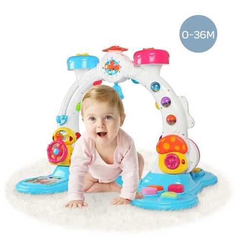 BABY GYM WITH MUSIC/009-2050 - MULTI-FUNCTIONAL BABY GYM FOR 0-36M