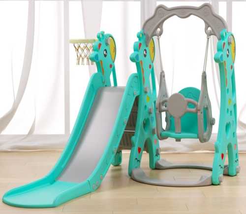 PLASTIC SLIDE AND SWING/UN-DW09-1 - PLASTIC SLIDE AND SWING SET 150*135*120CM