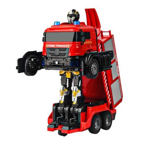 FIRE FIGHTING-VS0510 - FIRE FIGHTING REMOTE CONTROL DEFORMATION CAR FOR 6+ AGES