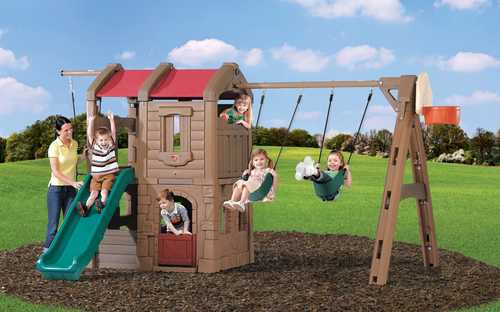 PLAYGROUND SET/ZKML-02 - KIDS PLAYGROUND SET SIZE: 461X300X218CM