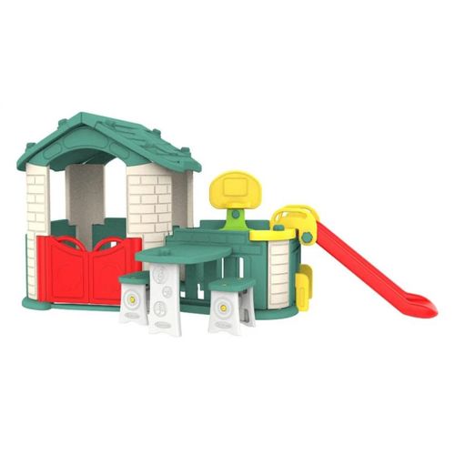 PLAYHOUSE / CHD-808GR - HAPPY PLAYHOUSE W/ 3 ACTIVITIES GREEN SIZE: 269X143X119