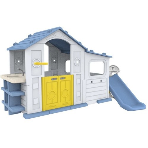 KIDS PLAYHOUSE/CHD-516 - TOMO BIGHOUSE WITH SLIDE SIZE:239.5X139X128CM