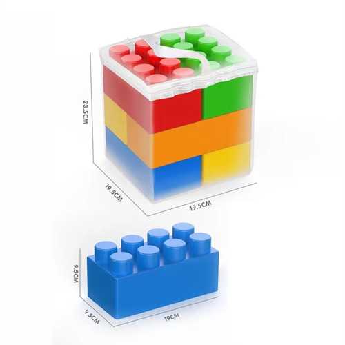 BLOCK SET-VS0439 - 6 PCS. BLOCKS SET FOR 3+ AGES